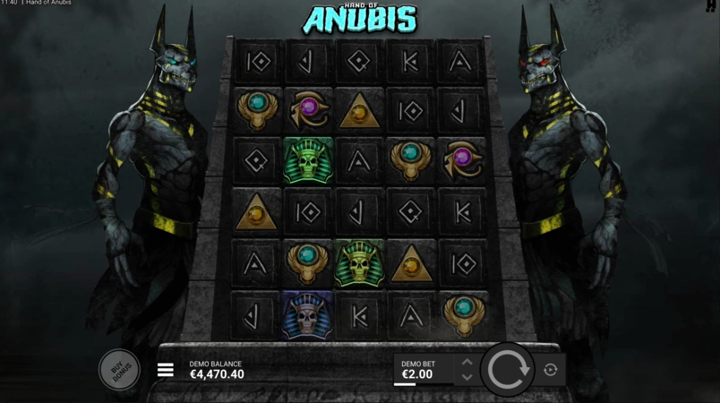 Hand of Anubis Slot Scatters