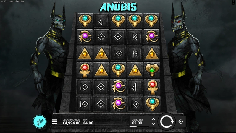 Hand of Anubis Slot Theme